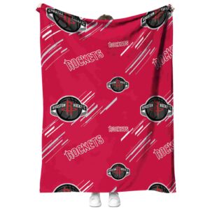 houston rockets fan spirit red blanket best selling