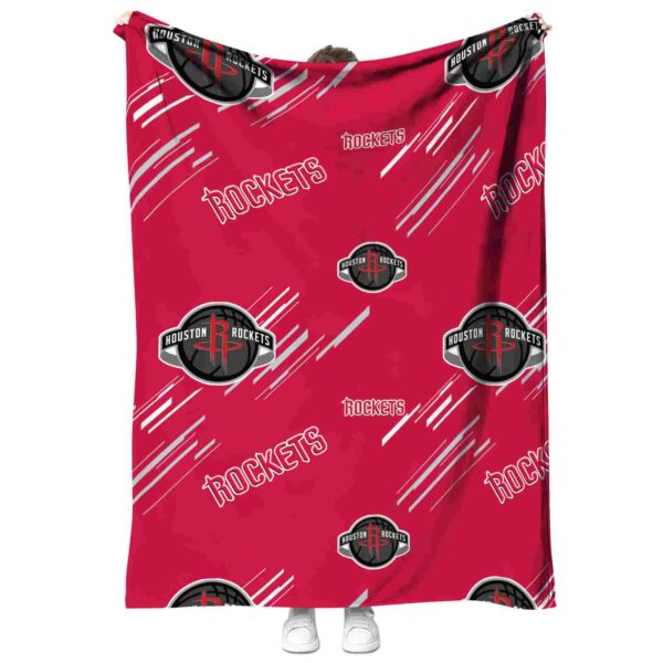 houston rockets fan spirit red blanket best selling