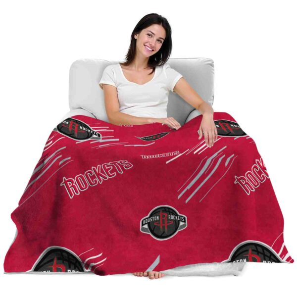 houston rockets fan spirit red blanket latest model