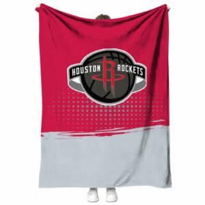 houston rockets gradient dots red blanket best selling
