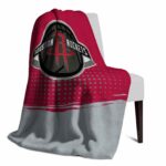 houston rockets gradient dots red blanket best selling