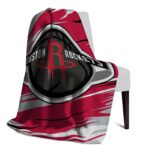 houston rockets paint streaks red white blanket best selling