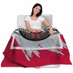 houston rockets splatter effect red blanket latest model