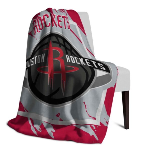 houston rockets splatter effect red blanket top rated