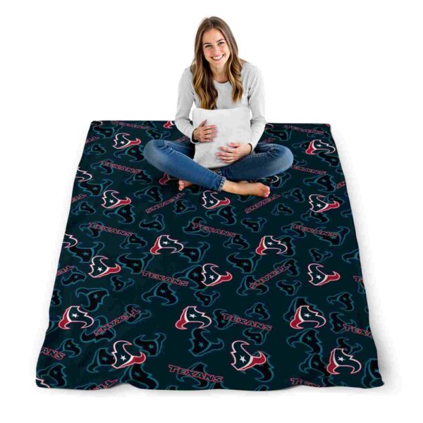 houston texans diehard fans blue blanket high quality