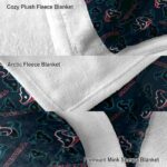 houston texans diehard fans blue blanket premium grade