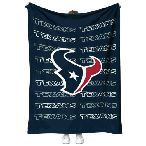 houston texans fan pride blue blanket best selling