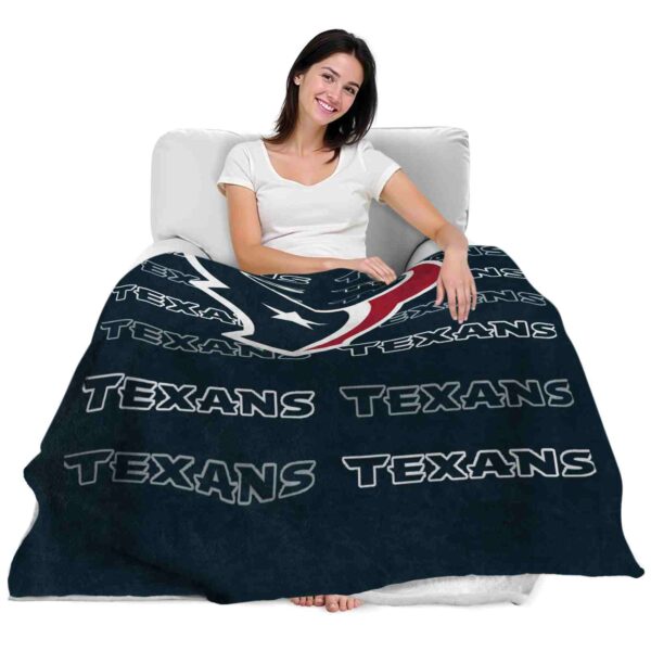 houston texans fan pride blue blanket latest model