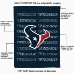 houston texans fan pride blue blanket new arrival
