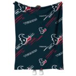 houston texans fan spirit blue blanket best selling