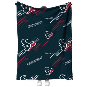 houston texans fan spirit blue blanket best selling