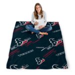 houston texans fan spirit blue blanket high quality
