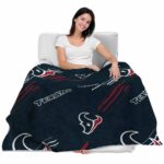 houston texans fan spirit blue blanket latest model