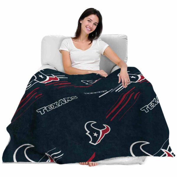 houston texans fan spirit blue blanket latest model