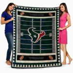 houston texans football field blue blanket best selling