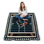 houston texans football field blue blanket best selling