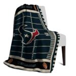 houston texans football field blue blanket best selling