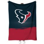 houston texans gradient dots blue blanket best selling
