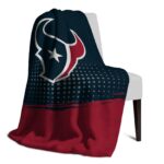 houston texans gradient dots blue blanket best selling