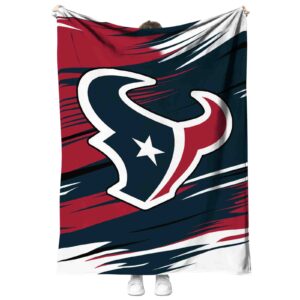 houston texans paint streaks blue white blanket best selling