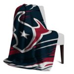 houston texans paint streaks blue white blanket top rated