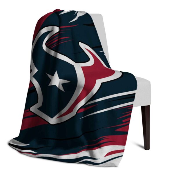 houston texans paint streaks blue white blanket top rated