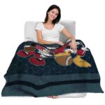 houston texans three musketeers blue blanket best selling