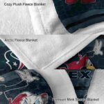 houston texans three musketeers blue blanket best selling