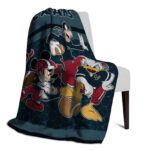 houston texans three musketeers blue blanket best selling