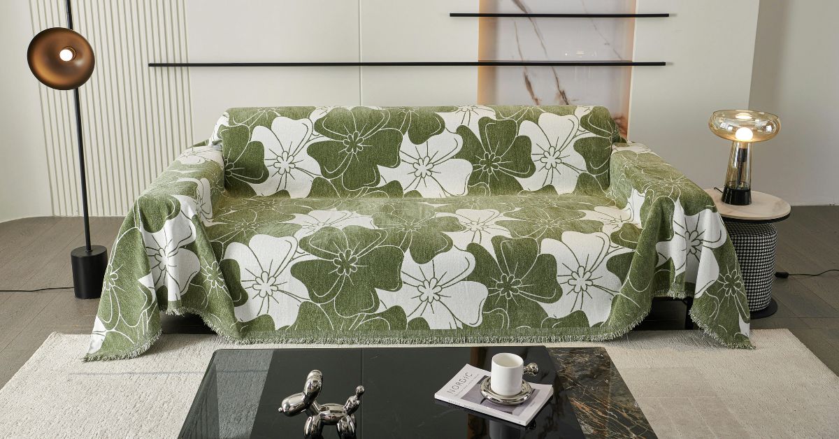 how to put a throw on a couch