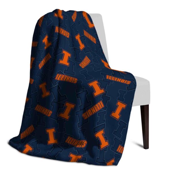 illinois fighting illini diehard fans blue blanket top rated