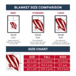 indiana hoosiers brushstrokes red white blanket trendy