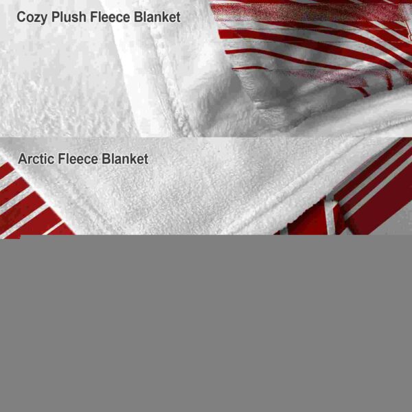 indiana hoosiers diagonal stripes red blanket premium grade