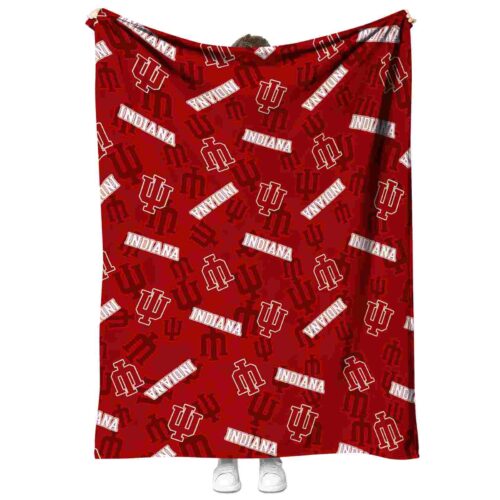 indiana hoosiers diehard fans red blanket best selling