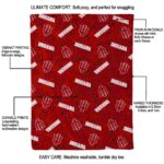 indiana hoosiers diehard fans red blanket new arrival