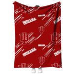 indiana hoosiers fan spirit red blanket best selling