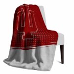 indiana hoosiers gradient dots red blanket top rated