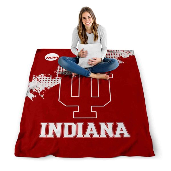 indiana hoosiers grunge texture red blanket high quality