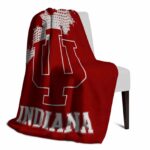 indiana hoosiers grunge texture red blanket top rated