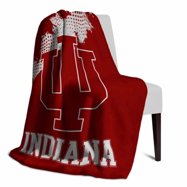 indiana hoosiers grunge texture red blanket top rated