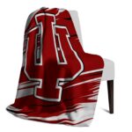 indiana hoosiers paint streaks red white blanket best selling