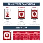 indiana hoosiers splatter effect red blanket trendy