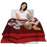 indiana hoosiers three musketeers red blanket best selling