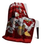 indiana hoosiers three musketeers red blanket best selling