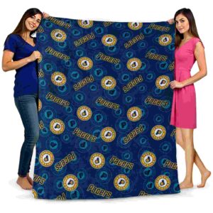 indiana pacers diehard fans blue blanket fashion forward