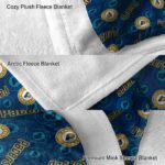indiana pacers diehard fans blue blanket premium grade