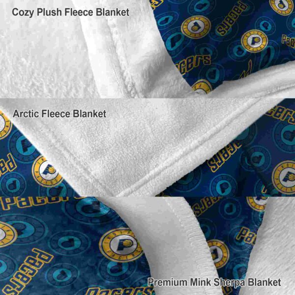 indiana pacers diehard fans blue blanket premium grade