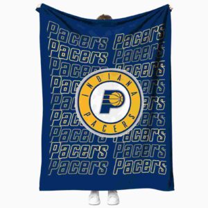 indiana pacers fan pride blue blanket best selling