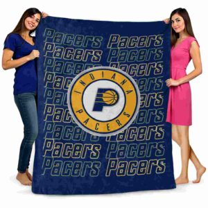indiana pacers fan pride blue blanket fashion forward