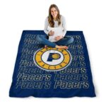 indiana pacers fan pride blue blanket high quality